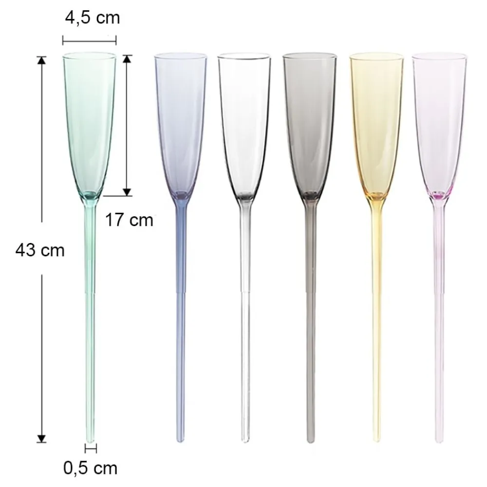Clearance Partyking AB Champagneglas uden Fod