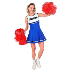 Hot Widmann S.r.l. Cheerleader Kjole Blå Kostume