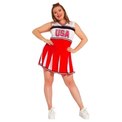 Fiestas Guirca, S.L Cheerleader USA Kostume - Udklædningskostumer|Kostumetema