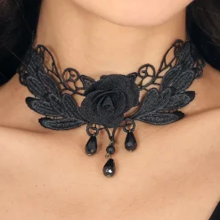 Fiestas Guirca, S.L Choker Halskæde med Rose - Tilbehør