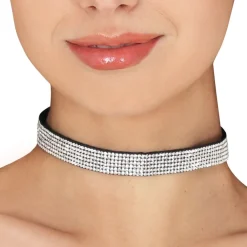 Discount Fiestas Guirca, S.L Choker Halskæde med Strass