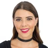 Sale CHAKS Choker Halskæde med Strass Sort