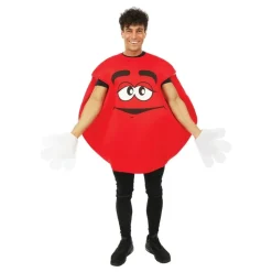 New Ptit Clown Chokoladelinse Rød Kostume