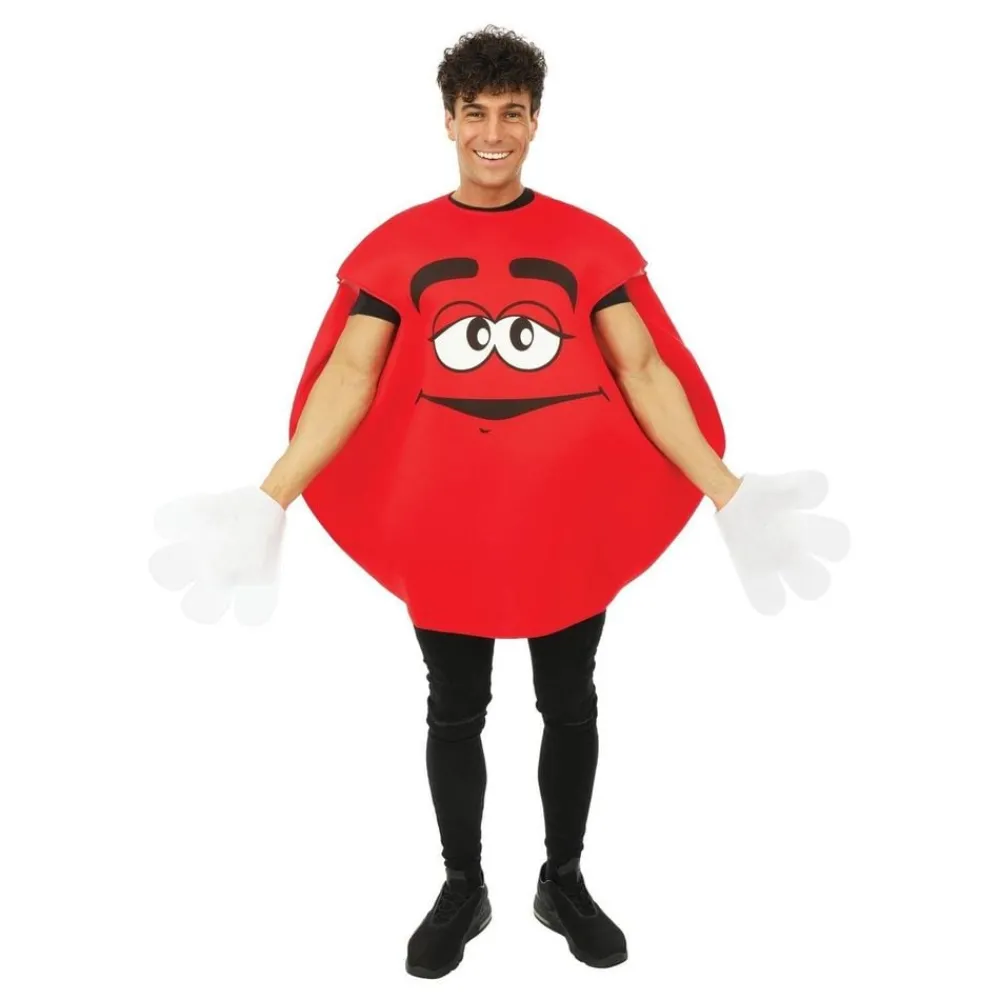 New Ptit Clown Chokoladelinse Rød Kostume