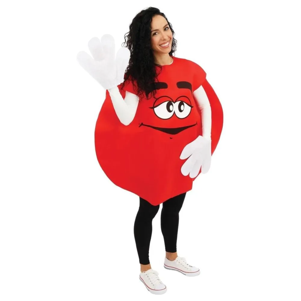 New Ptit Clown Chokoladelinse Rød Kostume