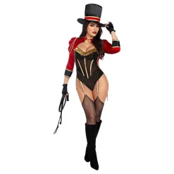 Leg Avenue Europe Cirkusdirektør Body Deluxe Kostume - Tøj|Udklædningskostumer