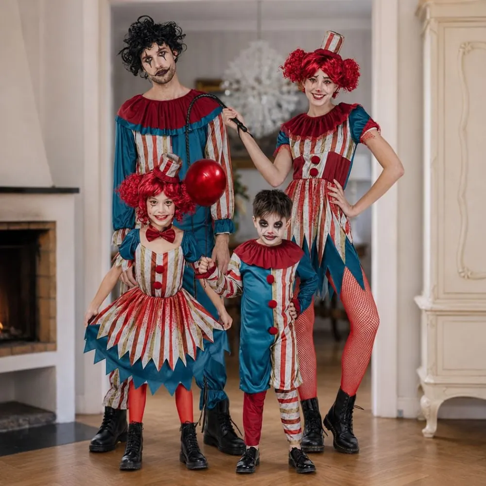 Outlet Hisab/Joker Company AB Clown Vintage Kjole Børnekostume