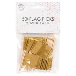 Globos Europe B.V. Cocktailflag Guld Metallic