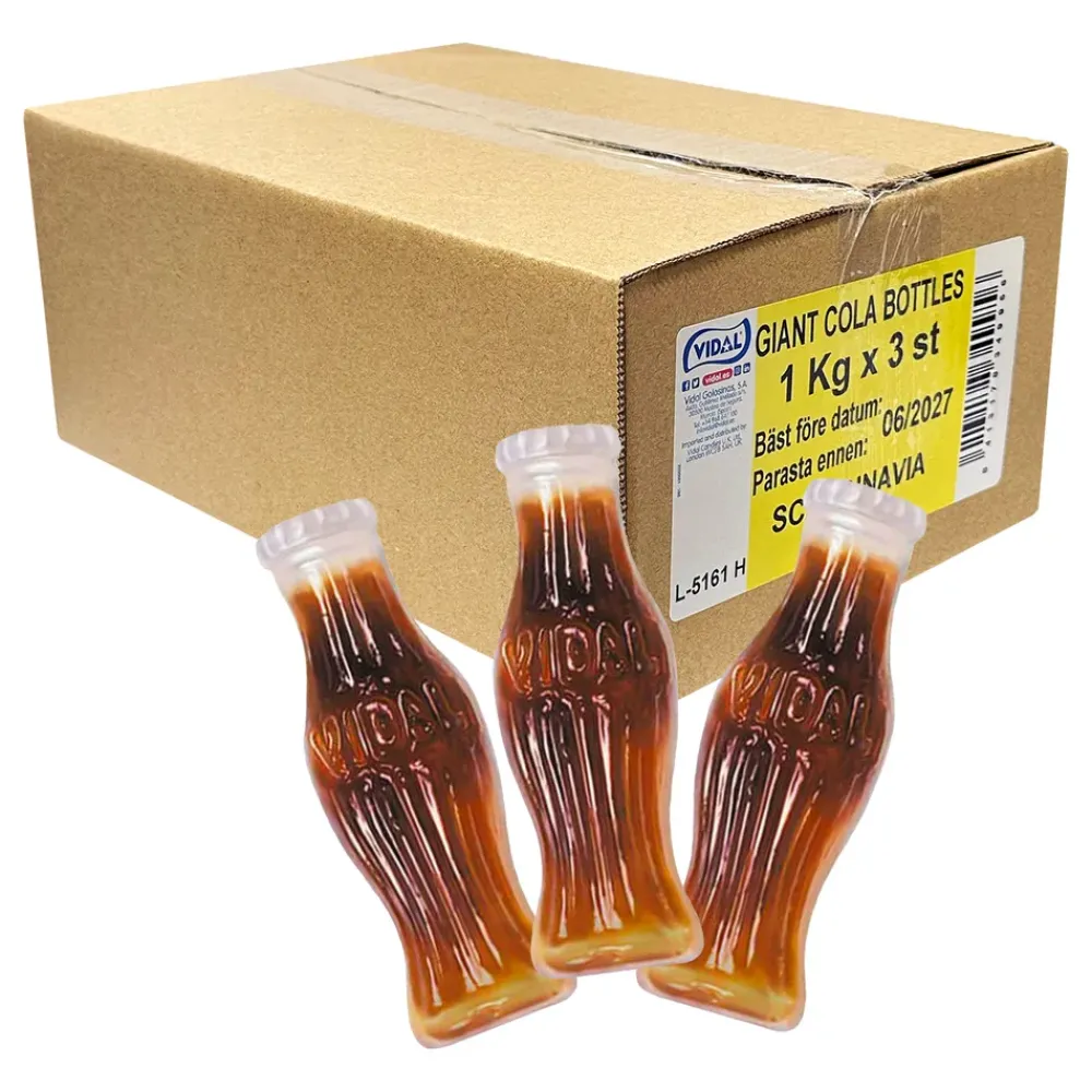 Hot ERT Godis AB Cola Bottles XL Økonomipakke