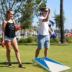 Original Cup SAS Cornhole Blå & Rød - Spil & Leg|Hjem & Husholdning
