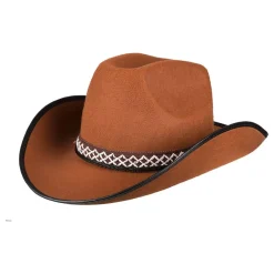 Boland Party Partners B.V. Cowboyhat Brun til Børn - Kostumetema|Hatte