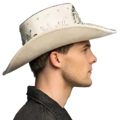 Best Boland Party Partners B.V. Cowboyhat Crystal Beige