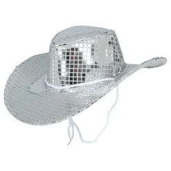 Discount Fiestas Guirca, S.L Cowboyhat Disco Sølv