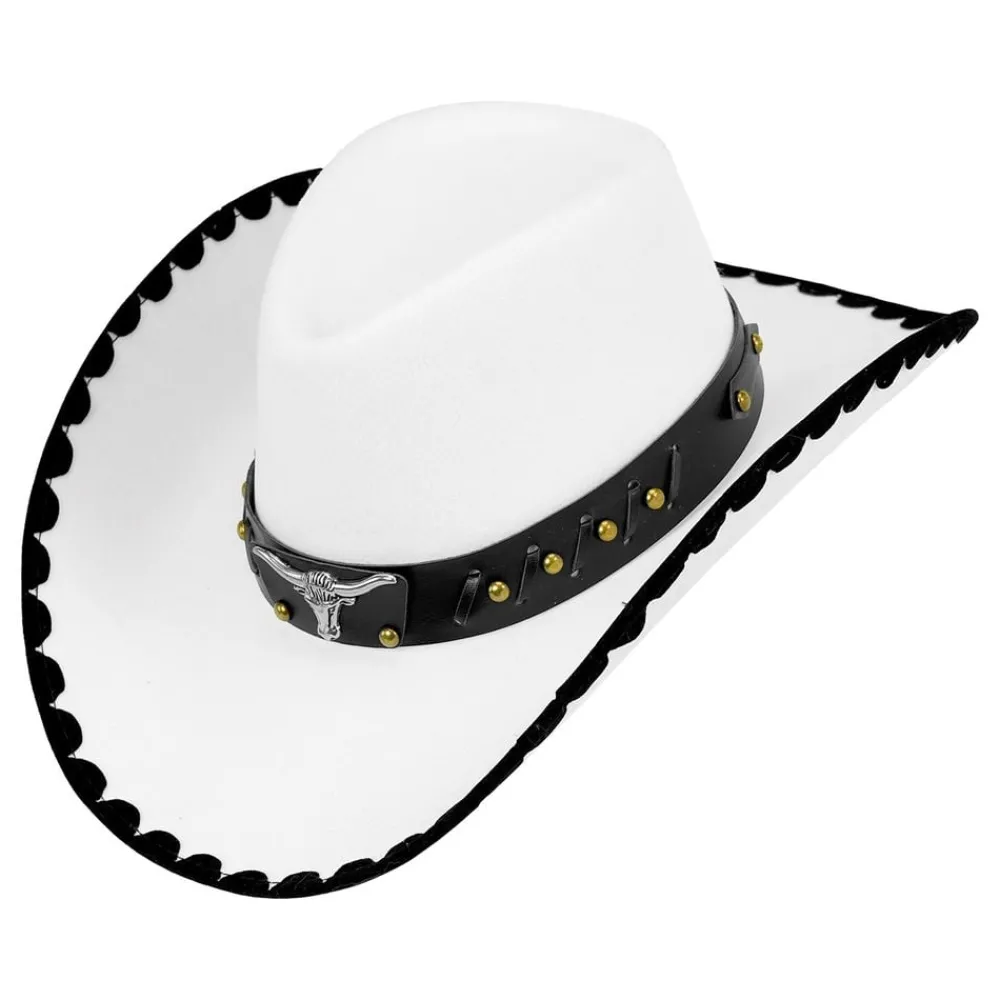 Sale Widmann S.r.l. Cowboyhat Hvid med Tyr
