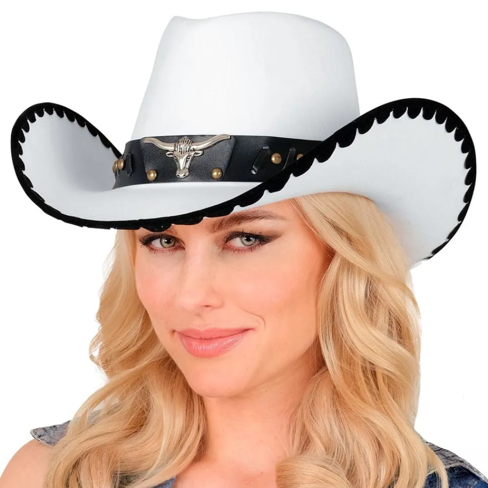 Sale Widmann S.r.l. Cowboyhat Hvid med Tyr