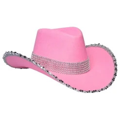 Boland Party Partners B.V. Cowboyhat Lyserød - Kostumetema|Hatte