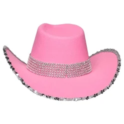 Boland Party Partners B.V. Cowboyhat Lyserød - Kostumetema|Hatte