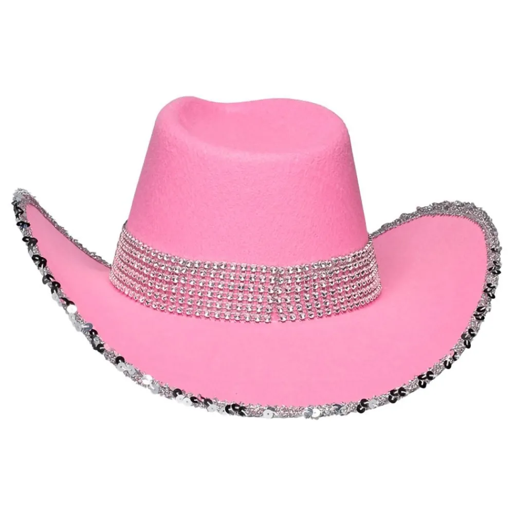 Boland Party Partners B.V. Cowboyhat Lyserød - Kostumetema|Hatte