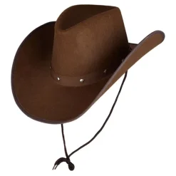Partyking AB Cowboyhat Mørkebrun - Kostumetema|Hatte