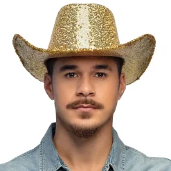 Boland Party Partners B.V. Cowboyhat Rodeo Guld - Oppyntning|Kostumetema