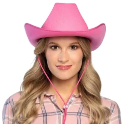 Boland Party Partners B.V. Cowboyhat Rodeo Lyserød - Hatte