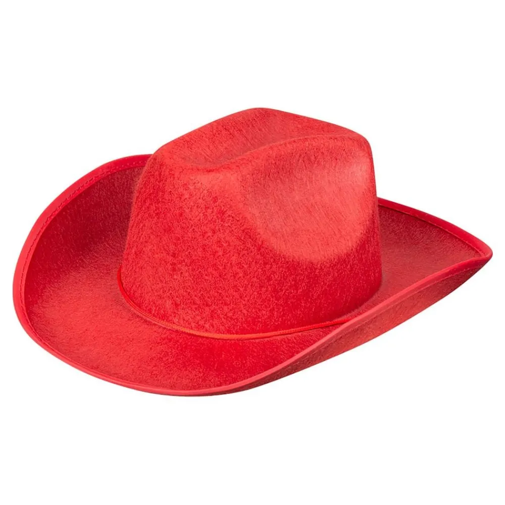 Online Boland Party Partners B.V. Cowboyhat Rodeo Rød