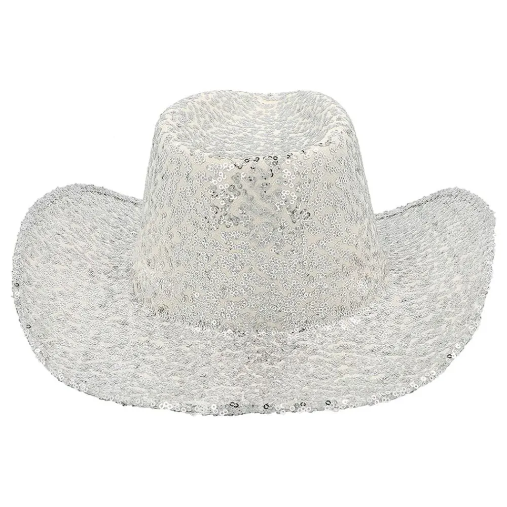 Boland Party Partners B.V. Cowboyhat Rodeo Sølv - Kostumetema|Hatte