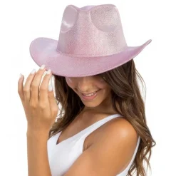 Online CHAKS Cowboyhat Skinnende Lyserød