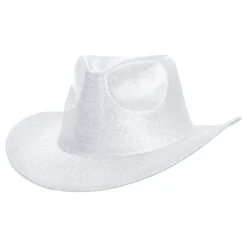 Clearance CHAKS Cowboyhat Skinnende Sølv