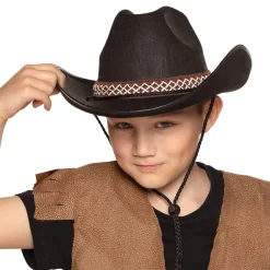 Outlet Boland Party Partners B.V. Cowboyhat Sort til Børn