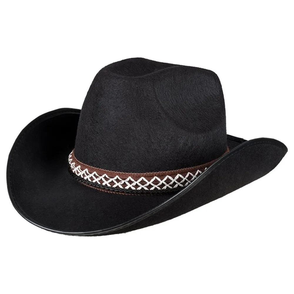 Outlet Boland Party Partners B.V. Cowboyhat Sort til Børn
