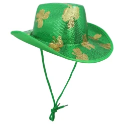 Henbrandt Europe B.V. Cowboyhat St Patricks Day Pailletter - Hatte