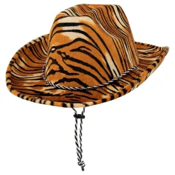 Three Sixty Degrees Ltd Cowboyhat Tigermønstret