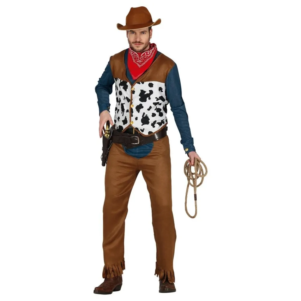 Fiestas Guirca, S.L Cowboy Kostume - Udklædningskostumer|Kostumetema