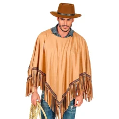 Widmann S.r.l. Cowboy Poncho - Tilbehør|Udklædningskostumer