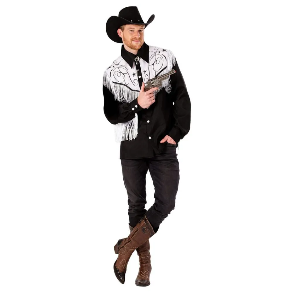 ESPA NV Cowboyskjorte Herre - Tøj|Udklædningskostumer