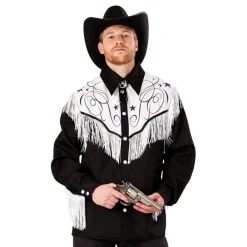ESPA NV Cowboyskjorte Herre - Tøj|Udklædningskostumer