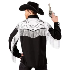 ESPA NV Cowboyskjorte Herre - Tøj|Udklædningskostumer