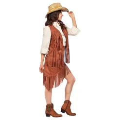Wilbers Karnaval B.V. Cowgirl Brun Kostume - Udklædningskostumer|Kostumetema