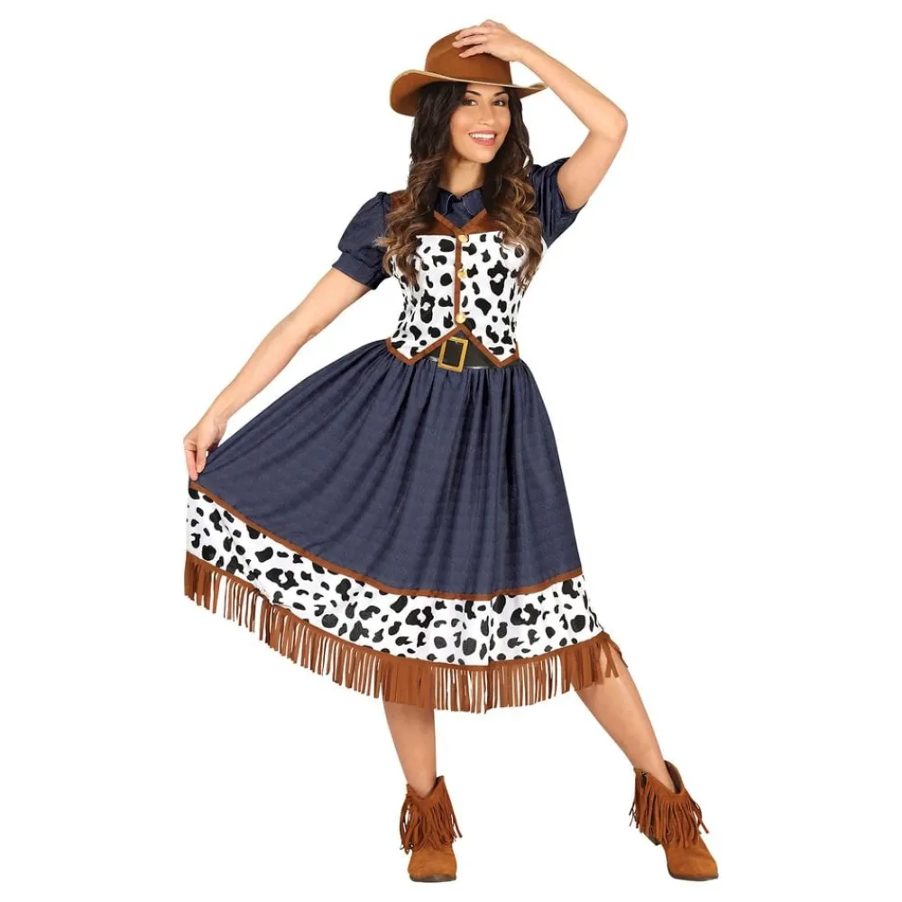 Fiestas Guirca, S.L Cowgirl Kjole Kostume - Udklædningskostumer|Kostumetema