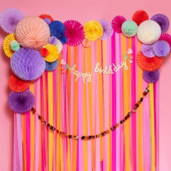 PartyDeco sp. z o.o. Creperuller Lyserød Mix - Hobby & Fritid|Oppyntning
