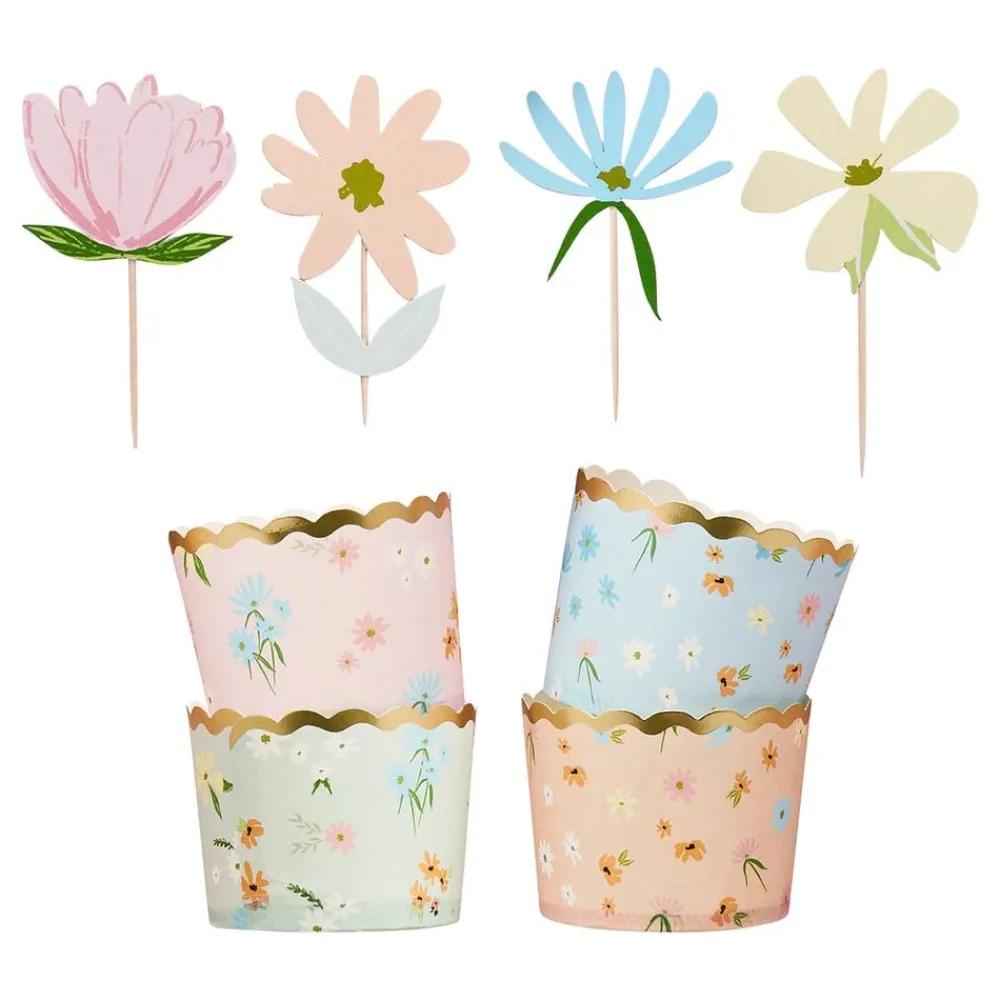 Discount CG Global Products Ltd Cupcake Kit Floral Pastel