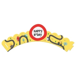 Folat B.V. Cupcake Wrappers Kit Vejarbejde - Oppyntning|Bagning