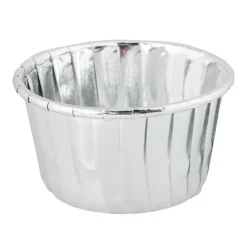 Partyking AB Cupcake Wrapper Sølv Metallic - Bagning
