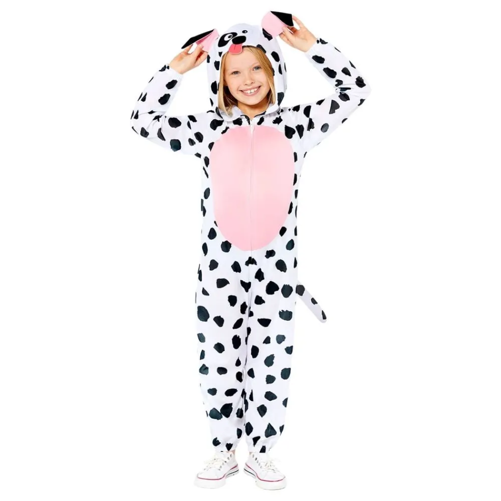 Reithmüller Europe GmbH Dalmatiner Onesie Børnekostume - Tøj|Udklædningskostumer