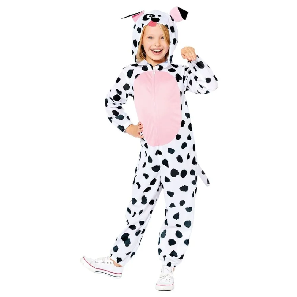 Reithmüller Europe GmbH Dalmatiner Onesie Børnekostume - Tøj|Udklædningskostumer