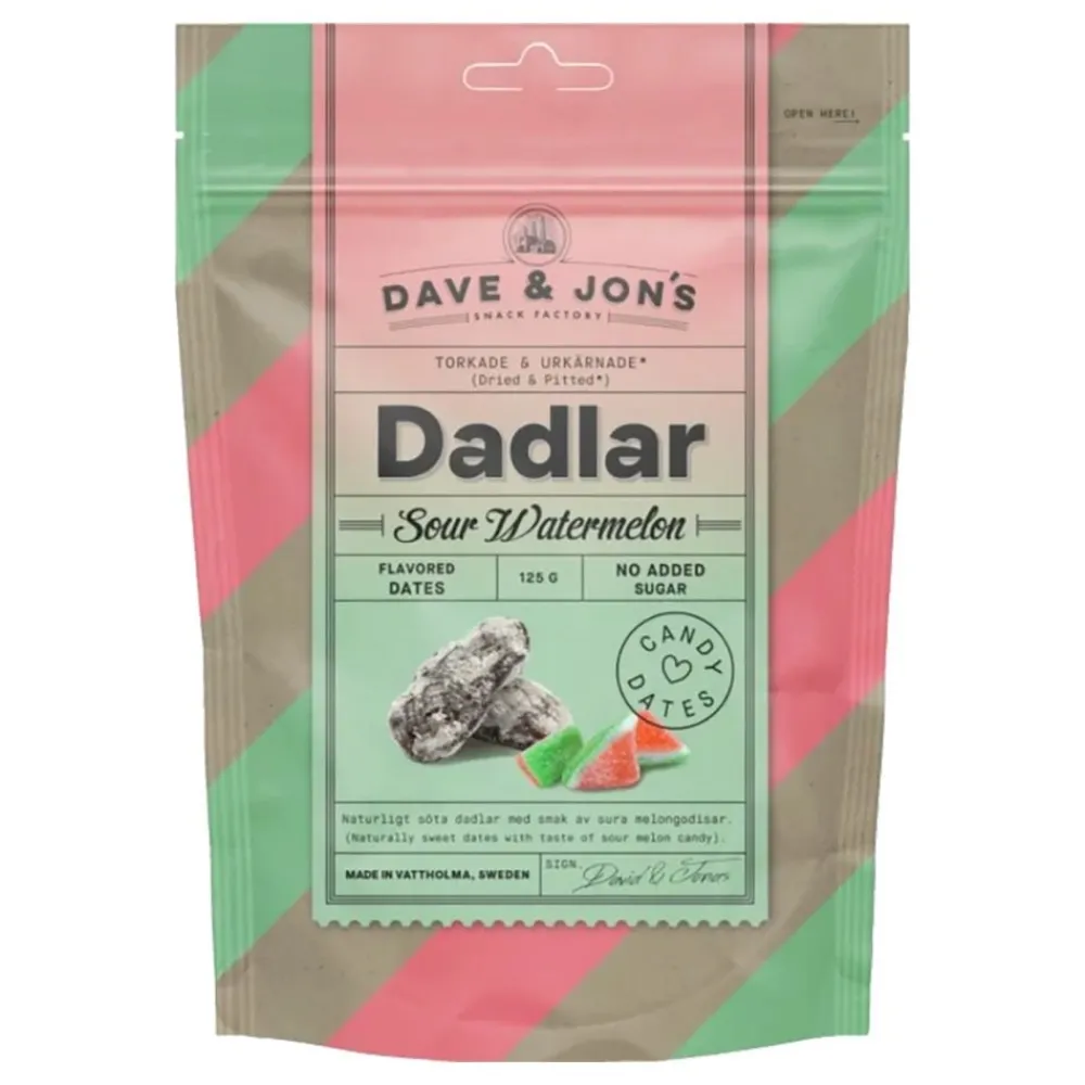 Hot USA Godis AB Dave & Jon's Dadler Sour Watermelon