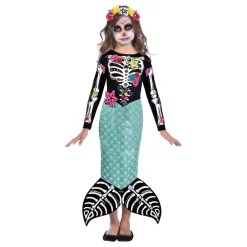 Reithmüller Europe GmbH Day of the Dead Havfrue Børnekostume