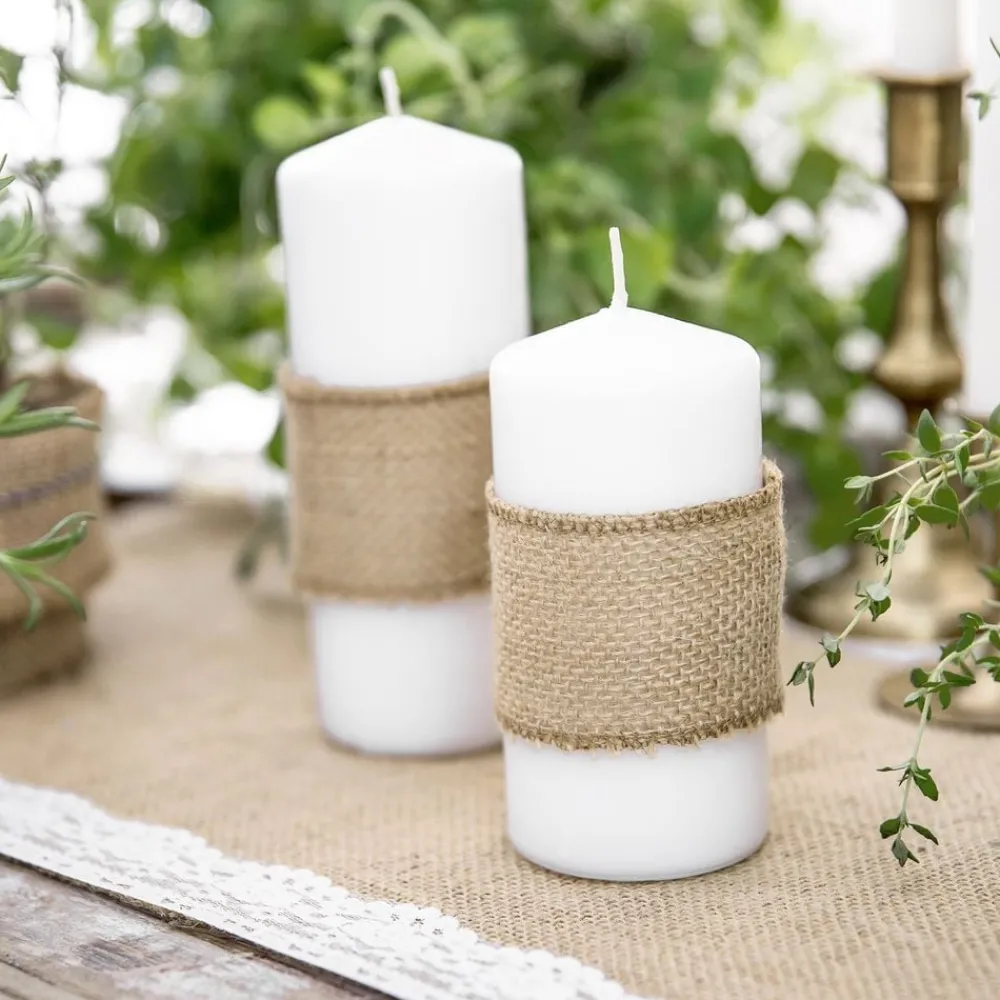 PartyDeco sp. z o.o. Dekorationsbånd Jute - Hobby & Fritid