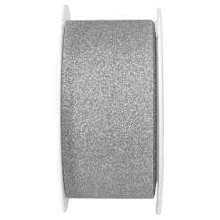 Discount Santex Dekorationsbånd Sølv Glitter